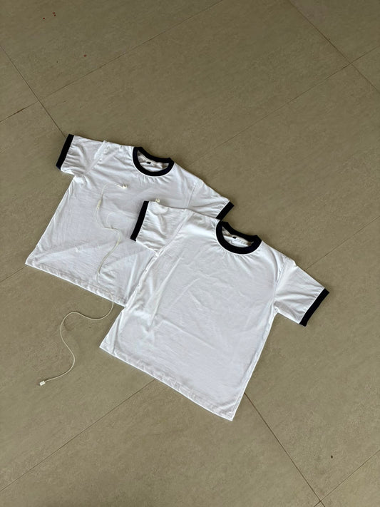 Muscle Fit Cropped Ringer Tee